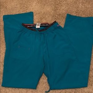 XS teal HeartSoul scrub pants